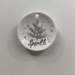 Sparkle Christmas Tree Trinket Dish